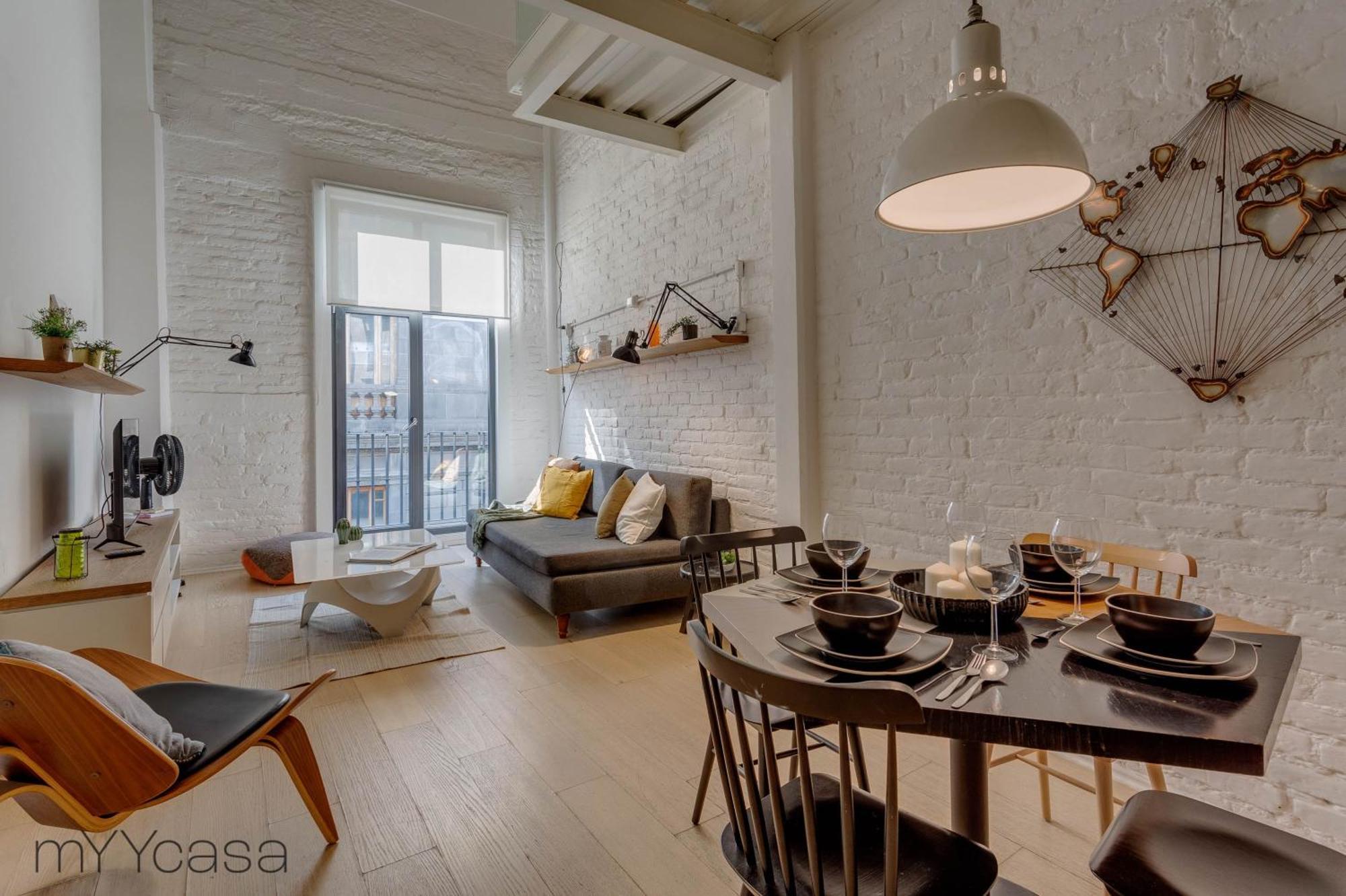 Donceles - Comfy Loft With Lovely Rooftop Close To Bellas Artes Apartamento